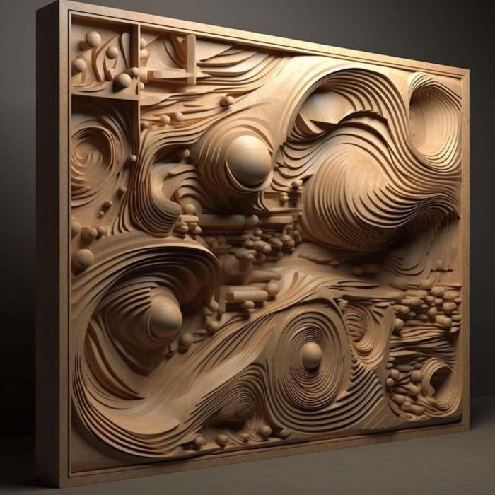 نموذج ثلاثي الأبعاد لآلة CNC 3D Art 